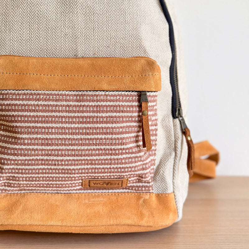 WOVEN 14" Laptop Backpack - Ethnics