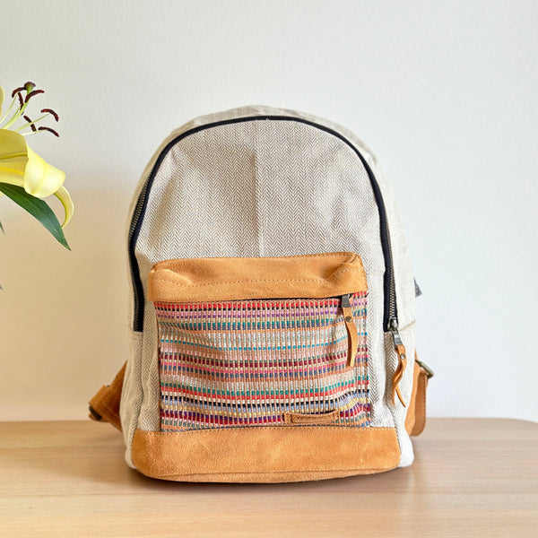 WOVEN 14" Laptop Backpack - Jazzy