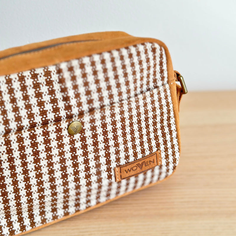 WOVEN Ayush bag - Handmade in Nepal by Ganapati Crafts Co.