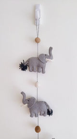 Felt Elephant Garland