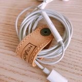 WOVEN suede leather cord organizer - set of 3 Premium Quality Unique Handmade Gifts And Accessories - Ganapati Crafts Co.