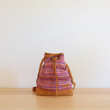 WOVEN Drawstring Bucket Bag - Ganapati Crafts Co.