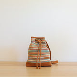 WOVEN Drawstring Bucket Bag - Ganapati Crafts Co.